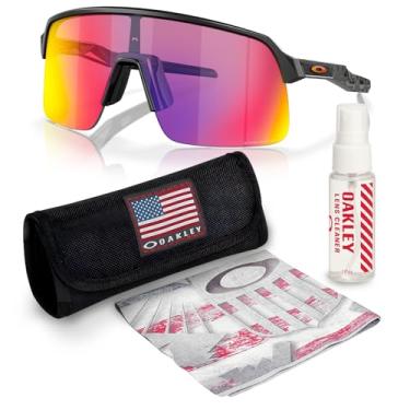 Imagem de OAKLEY OO9463 SUTRO Lite Armação preta fosca – Lente PRIZM ROAD, óculos de sol retangulares não polarizados com kit oficial de óculos, Armação preta fosca | Prizm Road Lens, 39 mm