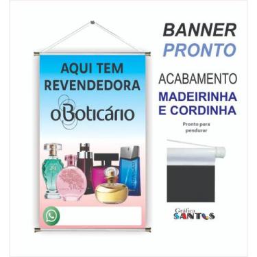 Imagem de Banner pronto Boticário BA 350 medida 45x70 cm arte pronta