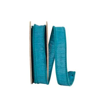 Imagem de Reliant Ribbon Fita Dupioni Supreme Wired Edge, Jade
