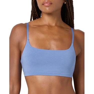 Imagem de florence by mills Sutiã feminino de algodão macio, Azul vintage, XGG