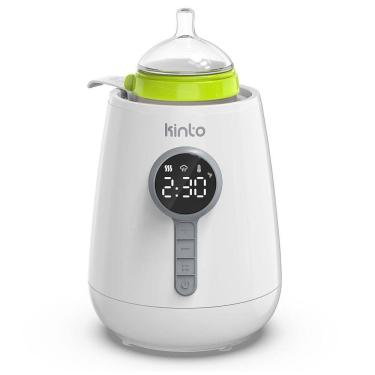 Imagem de Aquecedor de Mamadeira Kinlo 2 em 1 com Temporizador e Desligamento Automático, Tamanho Padrão, KINTO TECH HB 056E, Branco