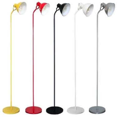 Imagem de Luminária Chão Piso 1,6m Pedestal Coluna Gimpo PF-05, Preto, Bivolt