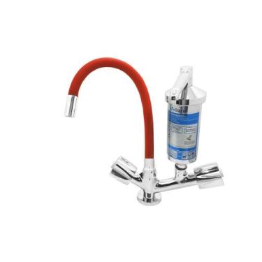 Imagem de Torneira Filtro Color Vermelha Com Copo Metal C50 Mesa 1/4 - Bognar