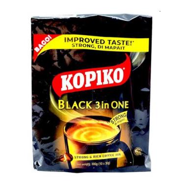 Imagem de Café Instantâneo Black 3 em 1 300g - Kopiko