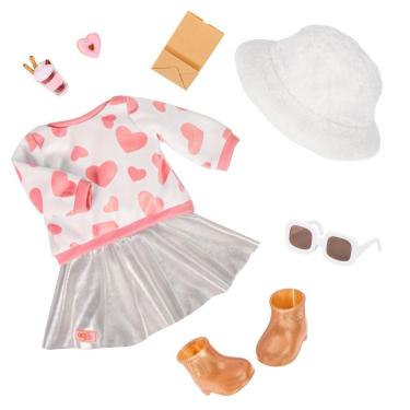 Imagem de Conjunto De Roupa Our Generation Com Blusa De Coração