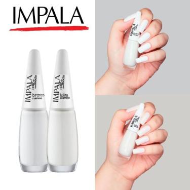 Imagem de Esmaltes Impala Tons Claros e Nude Cores Delicadas e Elegantes Esmalte