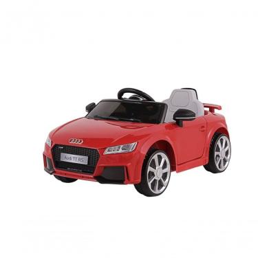 Imagem de Carrinho Elétrico Audi Tt Rs com Controle Remoto e Modo Aula de Inglês Vermelho Bel Brink 62CM 2.4GHZ