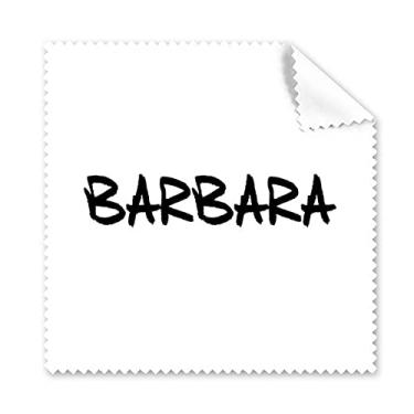 Imagem de Limpador de óculos de limpeza de tela de telefone com caligrafia especial nome inglês Barbara 5 peças