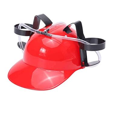 Imagem de cerveja, capacete brinquedo para cervejas, capacete bebida lugar, suporte cerveja, acessórios bebida, tampa suporte lata ajustável, palha para bebida refrigerante cerveja, utensílios divertidos para bebidas