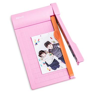 Imagem de LUGU KW-triO apa dor de papel guilhotina cortador de 6 polegadas (160mm) comprimento de corte máquina de corte de papel de mesa com eça de corte de segu nça pa artesanato papel fotos cartões