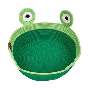 Imagem de Ioensy Cama para gatos, arranhador universal, feito à mão, redondo, durável, ninho para dormir, animais de estimação, berço para gatinhos, gatos grandes, Sapo M