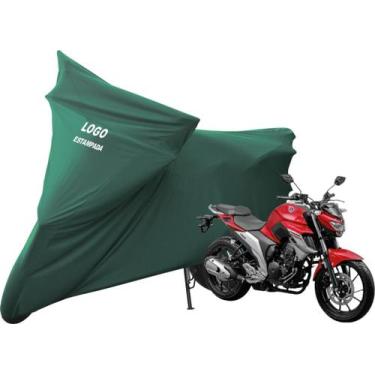 Imagem de Capa De Tecido Para Cobrir Moto Yamaha Fazer 250 ABS - Mz, Verde
