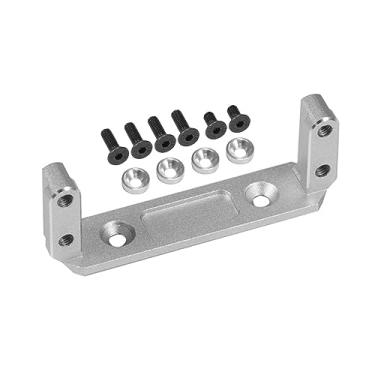 Imagem de SCX10 III Axle Servo Mount, 1/10 rc Crawler Capra Axle Servo Mount, CNC Aluminum Front Axle Servo Mount for 1/10 RC Rig Crawler UTB10 Vanquish F9 SCX10 III Portal Axle SOA 4WD Upgrade Parts (Silver)