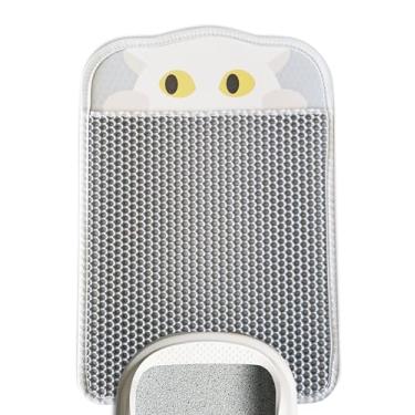 Imagem de Lukamoo® Lindo tapete de areia de camada dupla, ideal para qualquer areia de gato
