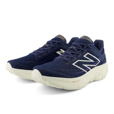 Imagem de New Balance Fresh Foam X 1080 V13 Tênis de corrida masculino, Azul marinho/índigo vintage/sal marinho, 16 Wide