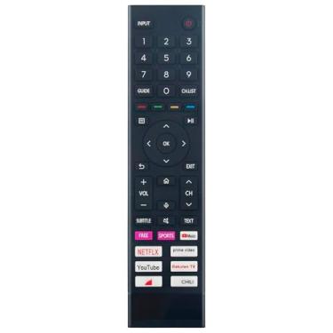Imagem de Allimity Substituição do controle remoto de voz ERF3I80H para Smart TV Android Hisense 65A71GQCH 65A72GQCH 65A78GQNE 65A7GQ 65A70GQ 65A76GQ