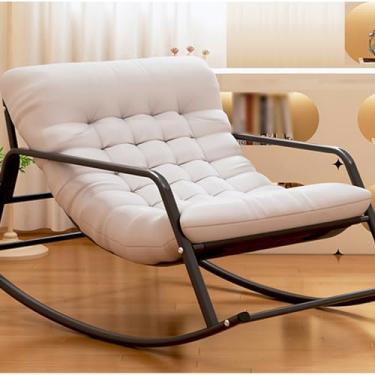 Imagem de Para berçário, espreguiçadeira, quarto interno moderno estofado para sala de estar, quarto, jardins, pátios, sem apoio para os pés, bege