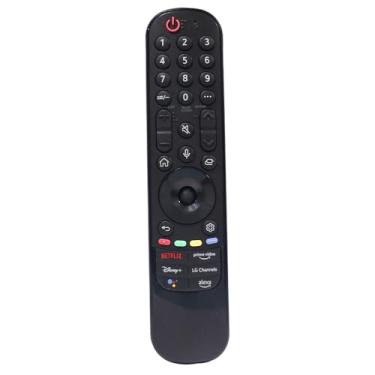 Imagem de Controle remoto de substituição compatível com LG Magic Smart Android TV, recurso de controle de voz, teclas de atalho para aplicativos de streaming Netflix, Prime Video, Disney+, YouTube
