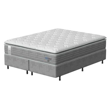 Imagem de Conjunto Box King Mola Ensacada Probel Elegancy Springs (193x203x60cm)