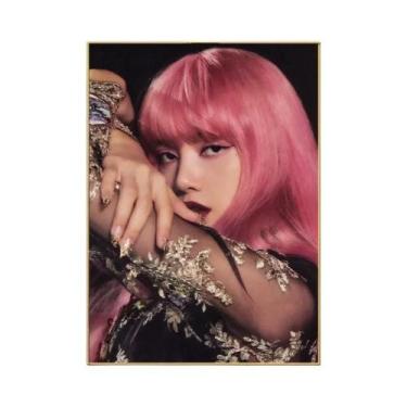 Imagem de Lisa Blackpink Kpop Adesivo De Parede Decoração Vintage Para Sala De E