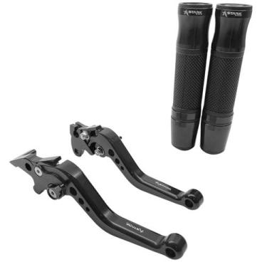 Imagem de Kit Manete Manopla Esportivo Yes Intruder 125 Dafra Riva - NoBrand, Pr