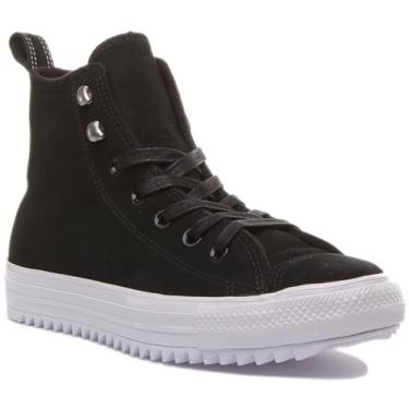 Imagem de Converse Bota feminina Chuck Taylor All Star Hiker Final Frontier Fashion, Preto/branco/preto, 8.5