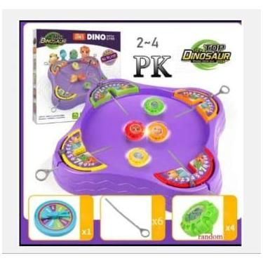 Imagem de Brinquedo Infantil Arena de Batalha Pião Divertido Dinos Sortidos - So