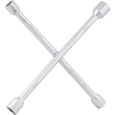 Imagem de Chave De Roda Tipo Cruz 17x19x21x23mm Cromo Vanádio - Vonder