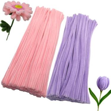 Imagem de Limpadores de cachimbo Craft Apedoixy 200 unidades 30 cm 6 mm, cores v