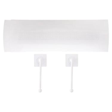 Imagem de Defletor para Ar Condicionado - Direcionador de Ar Ajustável, Controle de Ângulo, Anti-vento Frio Direto, Defletor Para Ar Condicionado Split, Tamanho Ajustável de 55 a 103CM Modelo Universal