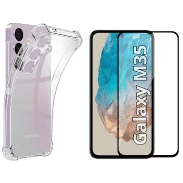 Imagem de Capa Capinha Case + Película de Vidro 3D para Samsung Galaxy M35