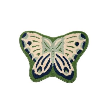 Imagem de Topadorn Tapete de porta frontal resistente, absorvente e lamacento resistente à sujeira, fácil de limpar, tapete antiderrapante para uso interno e externo, 80 cm x 61 cm, verde