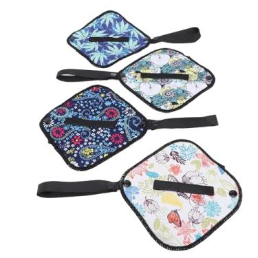 Imagem de 4 Peças de Pano de Xixi para Mulheres que Caminham, Pano de Xixi Com Infusão Lavável para Mulheres que Fazem Xixi Ao Ar Livre, Papel Higiênico de Acampamento, Lenços Absorventes