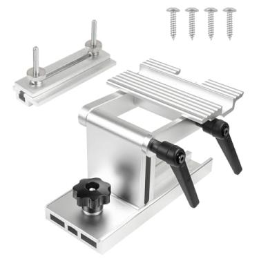 Imagem de Descanso de ferramenta de moedor de bancada, suporte de ferramenta de substituição ajustável para esmerilhadeiras e lixadeiras de 15 ou 20 cm, sistema de afiação profissional com esquadria plana para