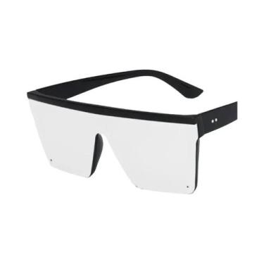 Imagem de Óculos De Sol Unissex De Grande Lente Em Estilo Europeu-Americano Para