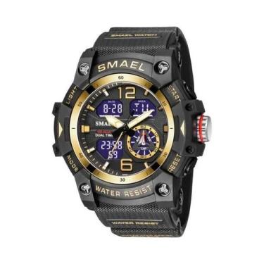 Imagem de Relógio Esportivo Militar Masculino À Prova D'Água Com Display Digital