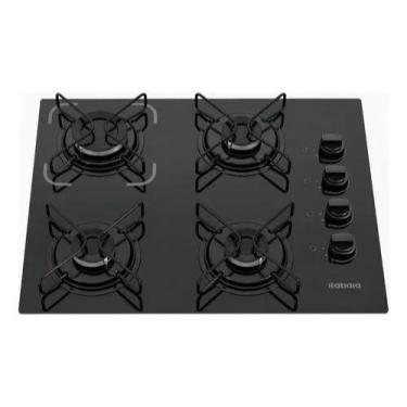 Imagem de Cooktop Itatiaia Essencial 4 Bocas Preto Bivolt 127V 220V com Acendime