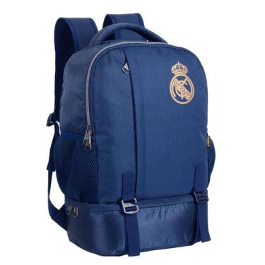 Imagem de Mochila Masculina Real Madrid Costa Adulta Juvenil Escolar