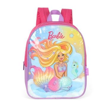 Imagem de Mochila Costas Barbie Creche Escola Passeio Meninas Infantil - Luxcel,