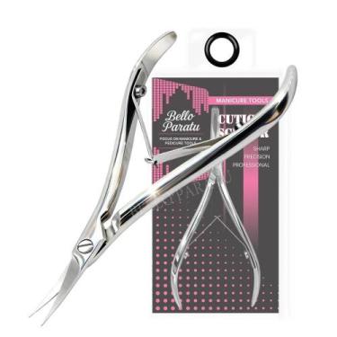 Imagem de Tesoura De Cutícula Curva Extra Fina, Cortador De Unhas Multiuso, Ferr