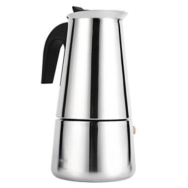 Imagem de Yosoo — Máquina de café Moka de aço inoxidável para uso doméstico (tamanho: 300 ml)
