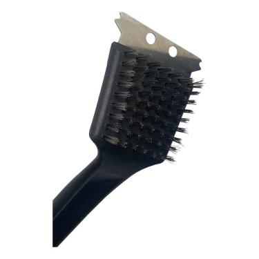 Imagem de Escova BBQ GRILL de Aço P/ limpar Grelha de Churrasco 30cm