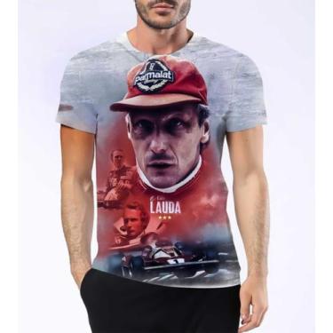 Imagem de Camisa Camiseta Andreas Nikolaus Lauda Niki Piloto F1 Hd 2 - Estilo Kr