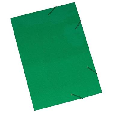 Imagem de PASTA ABA ELASTICO LISA VERDE ESC / POLYCART