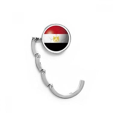 Imagem de Gancho de mesa de futebol americano bandeira nacional do Egito com fecho decorativo dobrável