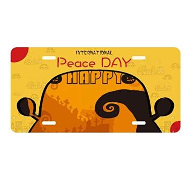 Imagem de DIYthinker Placa de carro Happy Ghost Fear Halloween Decoração de carro Dia da Paz