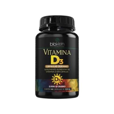 Imagem de Vitamina D3 2000 UI - Vit D Colecalciferol 60 Cápsulas Oleosas Softgel Bioklein