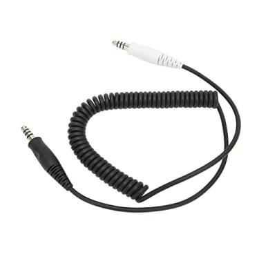 Imagem de Adaptador De Cabo De Capacete, Cabo De Extensão Em Espiral Resistente Ao Estiramento Kit De Comunicação De Rádio Para Corridas Kit De Capacete Para Aviões De Aviação IMSa