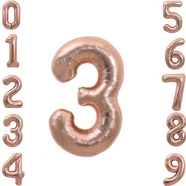 Imagem de Genérico Balão Metalizado Numero Gigante Prata, 1 Metro