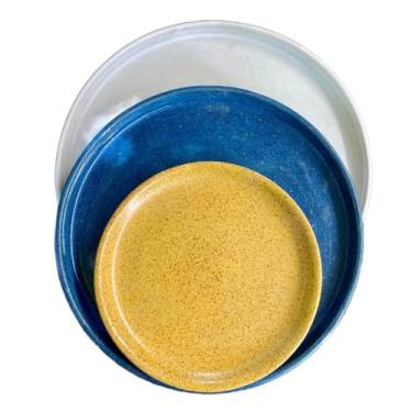 Imagem de Esmalte para Ceramica Gaia - Alta Temperatura - Tipo Reagente e Mate - Kit K14 TAPAJOS (3 litros, pincel)